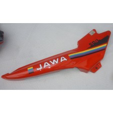 UNDERSEAT FAIRING - RIGHT -  (RED) - NEW ( JAWA FACTORY STORED PART)